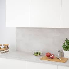 You can choose from different styles such as laminate, solid wood and even custom countertops like quartz. Ekbacken Light Grey Concrete Effect Laminate Worktop 186x2 8 Cm Ikea