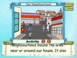 learn evs class 2 our neighbourhood animation