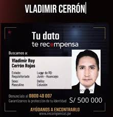 Ozono Televisión - Se eleva a S/ 500 mil la recompensa por información para capturar a Vladimir Cerrón El Ministerio del Interior (Mininter) aprobó elevar a S/ 500,000 el monto de la