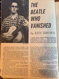 I came across a couple of 16 magazines by chance in the UK a couple of  years ago. This one had the bonus of an interview with quarrymen guitarist Ken  Brown and
