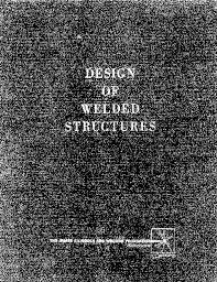 Pdf Design Of Welded Structures Omer W Blodgett Romulo Reis Academia Edu