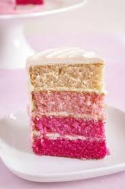 Un Pink Ombre Cake C Est Un Gateau Dont L Interieur Et Le Glacage Sont En Degrade De Rose Et C Est Du Plus Be Gateau Sucre Decorations De Gateaux Gateau Enfant