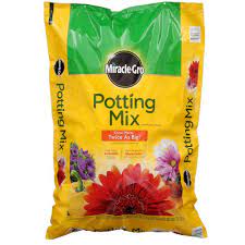 Now for the best part! Miracle Gro 32 Qt Potting Mix 75683300 The Home Depot