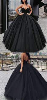 Strapless Bodice Corset Black Organza Ball Gowns Wedding Dresses In 2021 Prom Dresses Sleeveless Ball Dresses Ball Gowns Prom