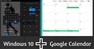 This article explains how to access your google calendar from the windows 10 desktop by syncing your google calendar with the default windows desktop calendar app or syncing with outlook. How To Integrate Google Calendar In Windows 10 Calender App