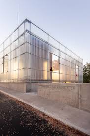 Nova Ruda Kindergarten Is Encased In Two Layers Of Translucent Fibreglass Facade Architecture Minimalist Architecture Architecture
