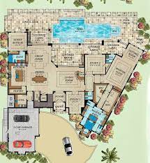 Move Garage To The Left End Of House To An Angle And Straighten Master Side Florida House Plans House Plans How To Plan