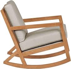 Amazon Com Amazon Brand Stone Beam Modern Hardwood Rocking Chair 24 5 W Beige Kitchen In 2020 Rocking Chair Fabric Rocking Chairs Upholstered Rocking Chairs