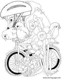 Students correct letters that should be capitalized and add end punctuation. Hedgies Spring Bike Ride By Jan Brett Coloring Pages Printable