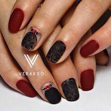 Maroon colour at its best!!! Maroon Nails 200 Picture Ideas Hair Nails Skin Tips Tricks And Hacks