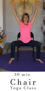 30 Min Chair Yoga Class With Sherry Zak Morris Neck Shoulders A Whole Lot More In 2020 Chair Yoga Yoga Class Neck And Shoulder Stretches