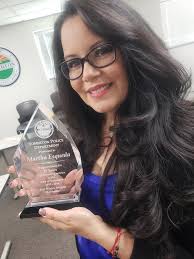 Today, we honor and celebrate our very own Somerton Public Safety  Communications Manager, as she retires. Martha Esqueda! Martha served with  this agency for 27 years. She has overseen the Communications Division