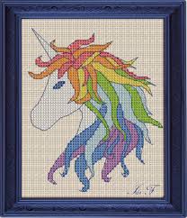 free cross stitch pattern unicorn diy 100 ideas