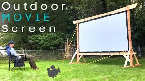 Build a collapsable diy outdoor movie screen for around $60 in less than an hour. Timber Frame Outdoor Movie Screen Diy Woodworking How To Youtube