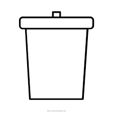 Download this running horse printable to entertain your child. Trash Can Coloring Page Ultra Coloring Pages