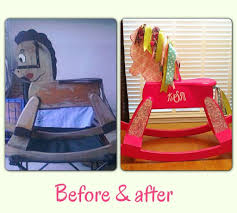 Mod Podge Rocking Horse Make Over Rocking Horse Rocking Unicorn Redo Furniture