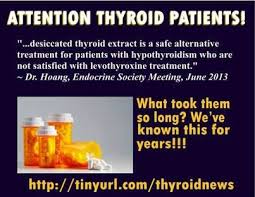 Desiccated Thyroid Hormone Thyroid Hypothyroidism Thyroid Treatment