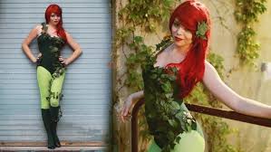 Poison Ivy Kostum Efeu Blatter Und Rote Haare Mottoparty Hollywood Poison Ivy Kostum Mottoparty