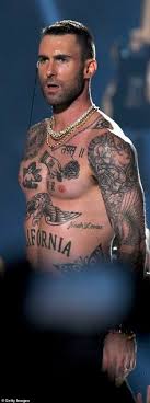 They are parents to two daughters, dusty rose born in september 2016 and gio grace born in february 2018. Adam Levine California Tattoo Font