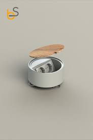 Bodensteckdose Rund Steckdosen Deckel Boden