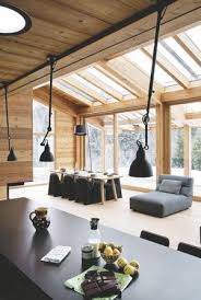 Maison En Bois Contemporaine Chalet Au Carroz En Haute Savoie Home Interior Architecture House Design