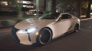 A new lexus lc 500 accelerates on a twisting mountain road and as it passes, its thrilling engine note shatters the rock face to. Lexus Lc500 Night Cruise Youtube