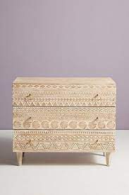 Handcarved Delhi Three Drawer Dresser Unique Bedroom Furniture Carved Furniture Three Drawer Dresser
