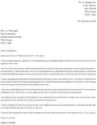 Phlebotomist Cover Letter Example Icover Org Uk