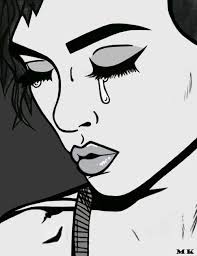 Black And White Broken Heart Drawing Black And White Pop Art And Broken Heart Image Pop Art Comic Broken Heart Drawings Broken Drawings