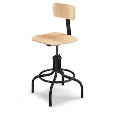 Amazon Com Bevco Adjustable Height Plywood Stool 20 28 Seat Height Step Stools Stool Industrial Office Furniture Stool Chair