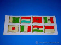 Bandera trigarante durante el plan de iguala, la bandera trigarante consistía en tres barras diagonales de color blanco, verde y rojo, en cada una de las bandas había una estrella dorada de ocho puntas. Calcomanias Ortega Serie Z 11 Banderas Marru Buy Old Sheets Of Paper Programs And Other Documents At Todocoleccion 155607310
