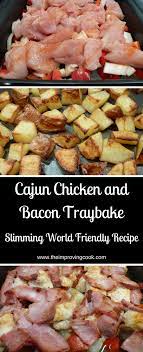 Cajun Chicken And Bacon Tray Bake Recipe Easy Slimming World Recipes World Recipes Recipes