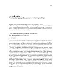 Pdf Foreign Language Education In The Digital Age