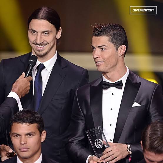 Zlatan Ibrahimovic & Cristiano Ronaldo. The only players in the modern era  to score a goal in every single minute of a match.