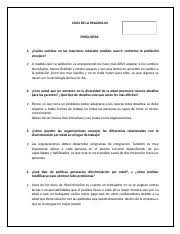 Caso De La Paagina 64 Caso De La Paagina 64 Preguntas 1 Cules Cambios En Las Relaciones Laborales Podran Ocurrir Conforme La Poblacin Envejece A Course Hero