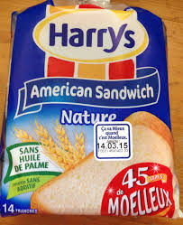 American Sandwich Nature Harrys 550 G