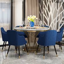 Circular granite dining table & 4 chairs table height 74 cm table diameter 80 cm table thickness 2 cm chair seat height 45 cm. Modern High Marble And Granite Furniture Chairs Set Dining Table Set Marble Top Buy Furniture Dining Set Modren Dinning Table Set Marble And Granite Dining Table Product On Alibaba Com