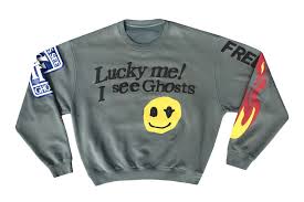 Cactus Plant Flea Market S Kids See Ghosts Crewneck Drops Online Sweatshirts Sweatshirt Buy Crew Neck Sweatshirt