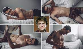 A 'boudoir shoot' starring a hunky Harry Potter lookalike Zachary Howell |  Daily Mail Online
