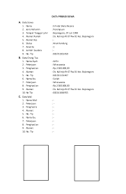 Data Pribadi Siswa