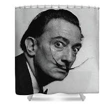 Salvador Dali, Artist #1 Shower Curtain