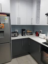 This grey is as close to black as you can get without actually going all the way. Stylish Kitchens Home Facebook