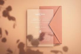 Free Leaflet Invitation Mockup Psd Invitation Mockup Paper Mockup Free Mockup