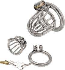 PINTLE Metal Chastity Cage for Men, Stainless Steel Cage, 3 Sizes, Optional  Shackle, Bondage Sex Toy, BDSM Slave, Porn Games, Couples, Extreme Sex  Toys, Cock Cage (40 mm) : Amazon.de: Health &