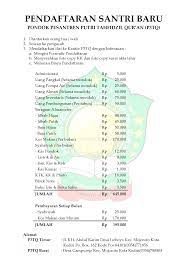 Nov 03, 2020 · contoh brosur pondok tahfidz. Pondok Lirboyo Pondok Pesantren Putri Tahfizhil Qur An Facebook