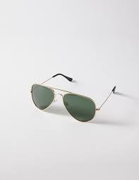 Gold Tone Mykita x Bernard Wilhelm Aviator Sunglasses