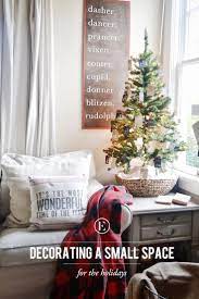 Tips For Decorating A Small Space For The Holidays The Everygirl Christmas Decorations Apartment Diy Holiday Decor Christmas Apartment