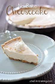 No Bake Cheesecake Chef In Training Desserts Recipes Using Cream Cheese Baking