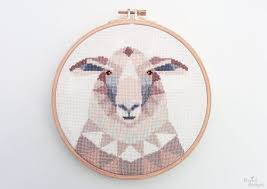◊ color image of the finished design ◊ list of dmc colors ◊ color symbol chart spread over several a4 sheets for printing ◊ black and white symbol chart spread over several a4 sheets ◊. 23 Beautiful Geometric Animal Cross Stitch Patterns