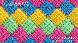 Entrelac Crochet Instructions Tunisian Crochet Stitches Tunisian Crochet Patterns Crochet Instructions